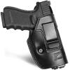 Full Grain Leather IWB Holster Compatible with Glock 17/19/19X/43X, Ruger RXM, Taurus G2C/G3C, Sig P365/P365X/P320/M18/M17, M&P9 Shield Plus,Hellcat & Other Full Size Compact Subcompact Pocket Handgun view 1