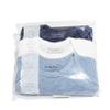 123 Bear Baby Cotton Spandex Short-Sleeve bodysuits unisex boy girl (Blue 3pk, Newborn) view 2