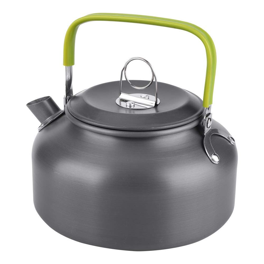 Camping Kettle, 800ml/27oz Aluminium Portable Camping Stove Camping Coffee Pot with Carry Bag for Outdoor Camping Hiking Picnic BBQ