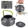 Camping Kettle, 800ml/27oz Aluminium Portable Camping Stove Camping Coffee Pot with Carry Bag for Outdoor Camping Hiking Picnic BBQ view 3