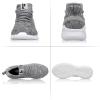 Athletic Walking Shoes for Men- Slip On Sneakers Non Slip Lightweight Breathable Mesh for Indoor Outdoor Gym Travel Work Casual Tennis Running Shoes Mix Grey 7.5 view 3