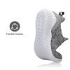 Athletic Walking Shoes for Men- Slip On Sneakers Non Slip Lightweight Breathable Mesh for Indoor Outdoor Gym Travel Work Casual Tennis Running Shoes Mix Grey 7.5 view 4