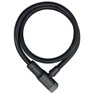 ABUS Cable Lock Racer 6412K - Bicycle Lock - Steel Cable with Plastic Coating - ABUS Security Level 4-85 cm, Black