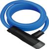 ABUS Star 4508K/150 Spiral Cable Lock - Bicycle Lock Made of 8 mm Thick Coiled Cable - ABUS Security Level 2 - Blue view 1