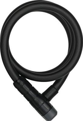 ABUS Racer 6412K Cable Lock and SR Bracket, Steel Cable with Plastic Coating, Bike Lock with ABUS Security Level 4