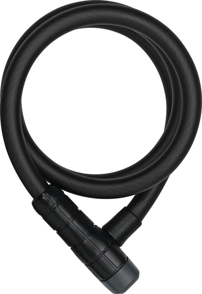 ABUS Racer 6412K Cable Lock and SR Bracket, Steel Cable with Plastic Coating, Bike Lock with ABUS Security Level 4