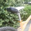 Seat Post, Adjustable Seatpost, 25.4*300mm Alluminium Alloy Cycling Seat Post for Most Mountain Road MTN BMX(Silver) view 2