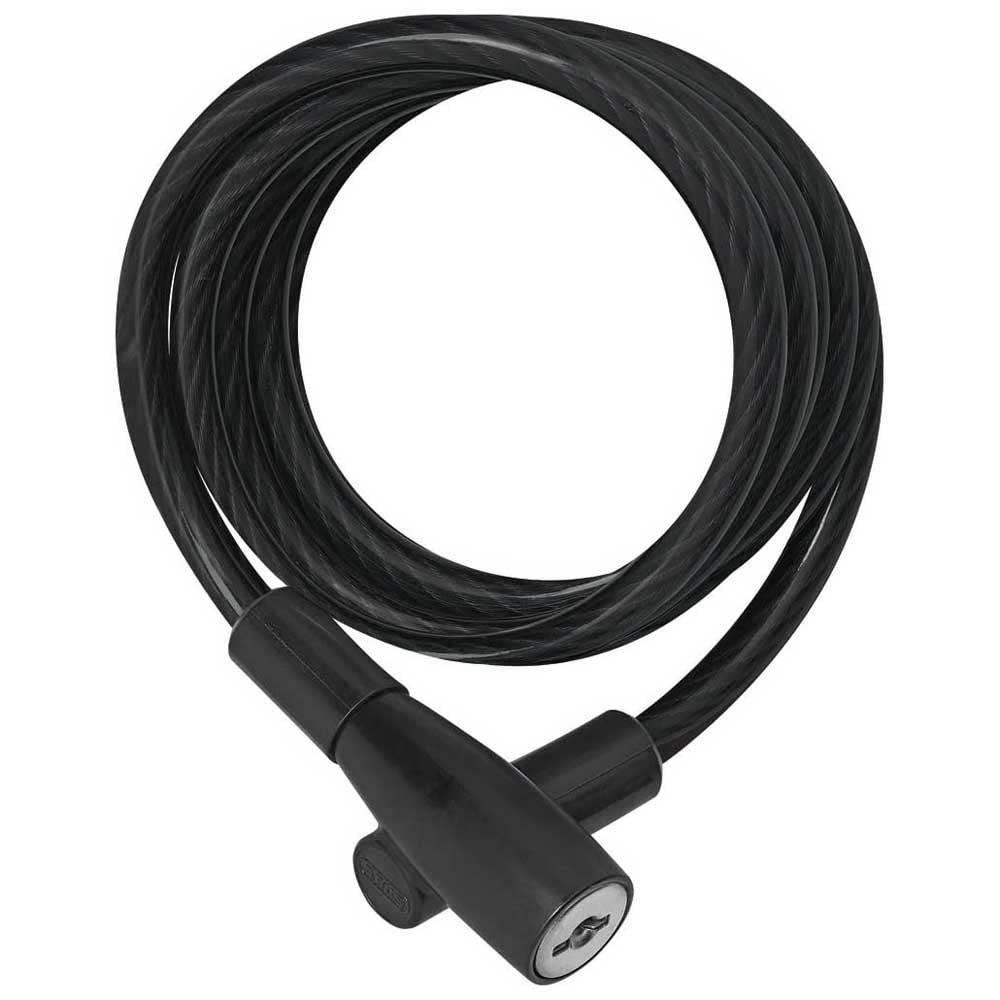 ABUS Spiral Cable Lock 3506K - 6 mm Thick, Flexible Bicycle Lock - ABUS Security Level 1-120 cm - Black