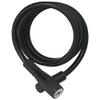 ABUS Spiral Cable Lock 3506K - 6 mm Thick, Flexible Bicycle Lock - ABUS Security Level 1-120 cm - Black view 1