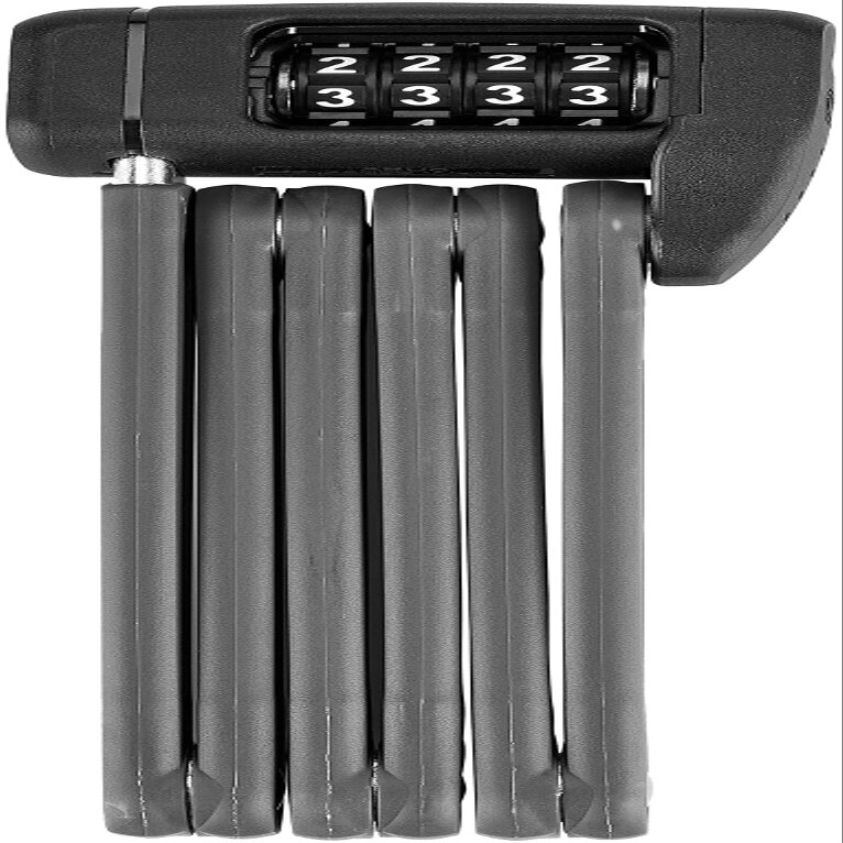 ABUS Folding Lock Bordo Lite 6055C with SR Bracket, Extra-Light Bike Lock, Ideal for Road Bikes, ABUS Security Level 7