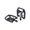 BBB Cycling Trail Bike Dual Function Pedals with Cleats SPD & Flat 9/16" Durable Aluminium Anti-Slip Adjustable Tension for MTB Urban Electric Bike DualChoice Trail BPD-62,Matt Black view 1