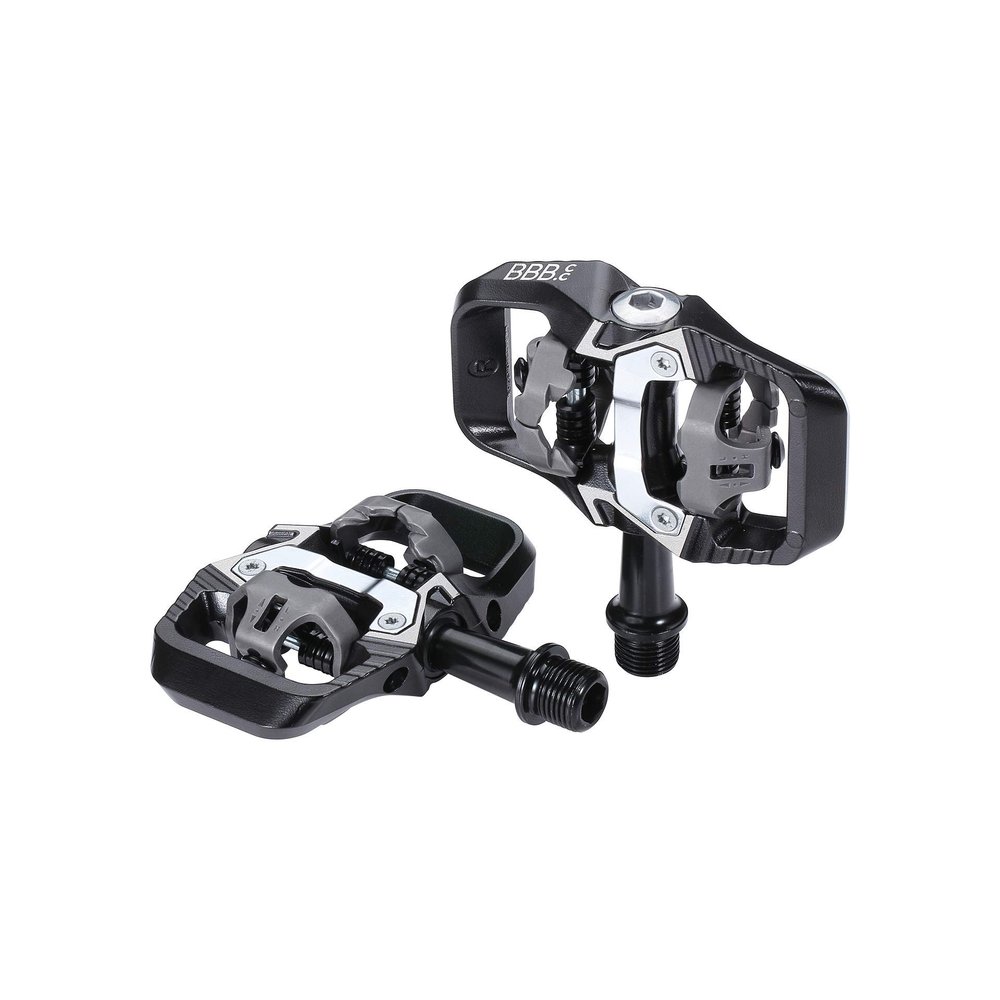 BBB Cycling TrailMount Bike Pedals, Matt Black, 90 x 60 mm