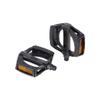 BBB Cycling Bike Pedals Flat 9/16" I City Bike Pedal with Reflectors and Anti-Slip I Lightweight and Durable Bicycle Pedals for Urban and Electric Bikes I ErgoRide BPD-46 view 1