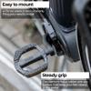 BBB Cycling Bike Pedals Flat 9/16" I City Bike Pedal with Reflectors and Anti-Slip I Lightweight and Durable Bicycle Pedals for Urban and Electric Bikes I ErgoRide BPD-46 view 3