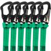 Rock-N-Arbor RNA Squatch Draw Speed Line Slings, 1-Inch Nylon Speed Line with Double-Action Snap Hook, Arborist and Rigging Gear, 26 inches, 6-Pack, Green view 1