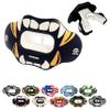 COOLLO SPORTS Lip Guard Mouthguard MAXX/Might Football and High Impact Sports Lip Protector for Adults & Youth (Strap Included) (Golden White Fangs -(Two Layers), Without Case (Adult 8+)) view 1