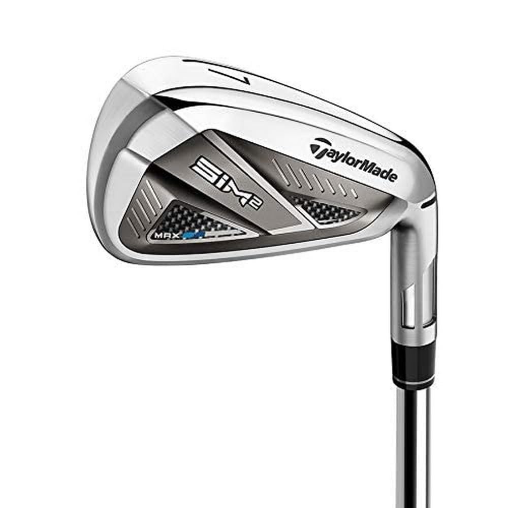 TaylorMade Men SIM 2 Max Golf Clubs , Steel