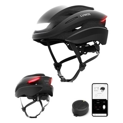 Lumos Ultra Smart Bike Helmet | Customizable Front and Back LED Lights with Turn Signals | Road Bicycle Helmets for Adults: Men, Women (Without MIPS)