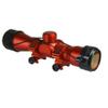 TWP Anodized Red Finish 4x32 Compact Hunting Scope, Mil-dot Reticle, with Ring Mount view 2