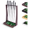 GoSports Premium Wooden Golf Putter Stand - Indoor Display Rack - Holds 6 Clubs view 1