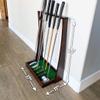 GoSports Premium Wooden Golf Putter Stand - Indoor Display Rack - Holds 6 Clubs view 3