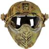 PJ Tactical Fast Helmet, Pilot Protective Helmet, Airsoft Paintball Helmet with Removable mask and Goggles view 1