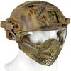 PJ Tactical Fast Helmet, Pilot Protective Helmet, Airsoft Paintball Helmet with Removable mask and Goggles view 2