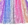 Girls Skirt Rainbow Sequin Bunny Headband Easter Party Size 6 view 4