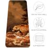 6mm Extra Thick Yoga Mat,Grizzly Bear in The Rocky Mountains Print Eco-Friendly TPE Exercise Mats Pilates Mat with for Yoga, Workout, Core Fitness and Floor Exercises, Men & Women view 2