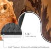 6mm Extra Thick Yoga Mat,Grizzly Bear in The Rocky Mountains Print Eco-Friendly TPE Exercise Mats Pilates Mat with for Yoga, Workout, Core Fitness and Floor Exercises, Men & Women view 4