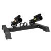 CKIDS Landmine Base Portabl T-Bar Row Platform Attachment for Barbell, Double Landmine Adapter Exercise Equipment 360 Degree Rotation, Fits 1 Inch Standard and 2 Inch Olympic Bars view 1
