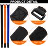 12 Pieces Bike Rack Straps 23.6 Inches Adjustable Bike Cinch Straps Wheel Stabilizer Bicycle Accessories for Transporting Bicycles(Black, Orange, Blue) view 3