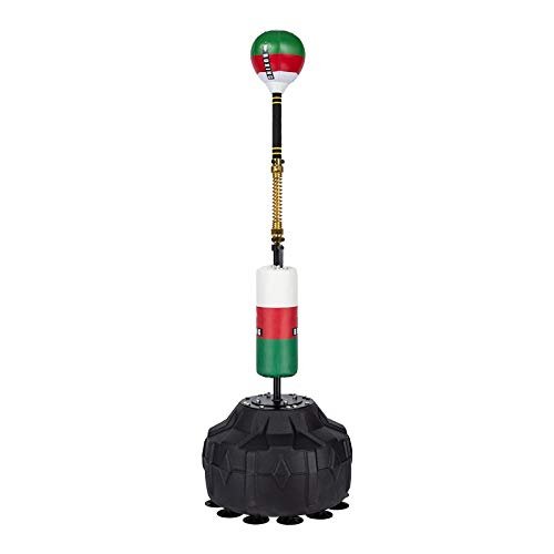 Boxing Speed Trainer Punching Bag with Stand, Freestanding Punching Ball Boxing Speed Bag for Adults, Adjustable Height Hicient Punching Bag, Strong Durable Reflex Speed Bag ( Color : Green )