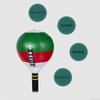 Boxing Speed Trainer Punching Bag with Stand, Freestanding Punching Ball Boxing Speed Bag for Adults, Adjustable Height Hicient Punching Bag, Strong Durable Reflex Speed Bag ( Color : Green ) view 2