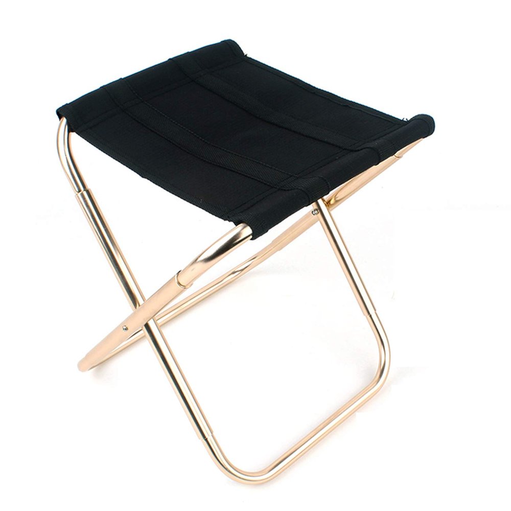 Daoyuan Camping Folding Chairs Outdoor,Small Portable Folding Stool Collapsible Camp Stool Lightweight Aluminium Stools for Fishing/Picnic/Travel/Hiking Beach Garden Traveling