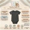 123 Bear Baby 3-Pack Cotton Spandex short-sleeve bodysuits unisex boy girl (Blue Short-Sleeve, 18-24 Months) view 2