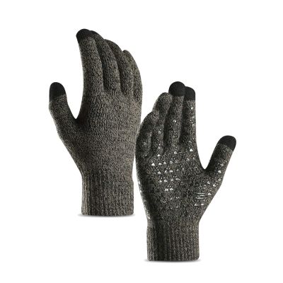 FUFU Gloves Running Gloves, Lightweight Touch Screen Thermal Gloves, Anti-Slip Winter Gloves Suit for Running, Driving, Cycling (Color : E)