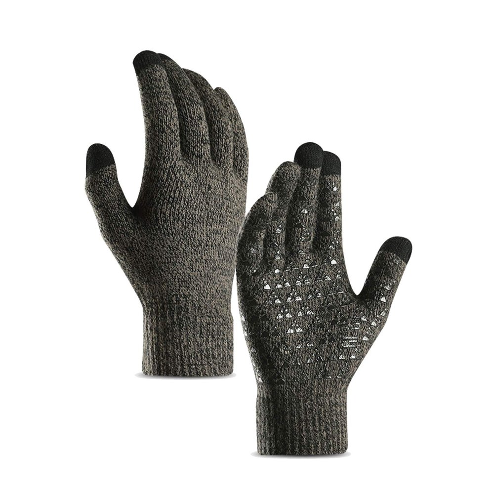 FUFU Gloves Running Gloves, Lightweight Touch Screen Thermal Gloves, Anti-Slip Winter Gloves Suit for Running, Driving, Cycling (Color : E)