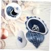 Cabilock 1pc Decorative Ceramic Trinket Box Adorable Jewelry Organizer for Earrings and Necklaces Multifunctional Storage for Home and Giving view 3