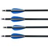 ZSHJGJR 30 Inch Archery Aluminum Arrows Spine 300 Hunting Target Arrows with Removable Arrow Points for Recurve Compound Bow 6 /12pcs (12pcs) view 4