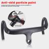 Carbon Integrated Handlebar for Road Bike Handlebars Aero Bars for Road Bike Bicycle Handlebars Drop bars 28.6mm Carbon Integrated Road Bicycle Accessories for Men Lightweight(400x90) view 4