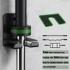 Vertical Barbell Rack Barbell Holder Wall Mount Barbell Storage Holder Olympic Bar Hanger for Home, Commercial, Garage Gym (Single Bar Holder) view 2