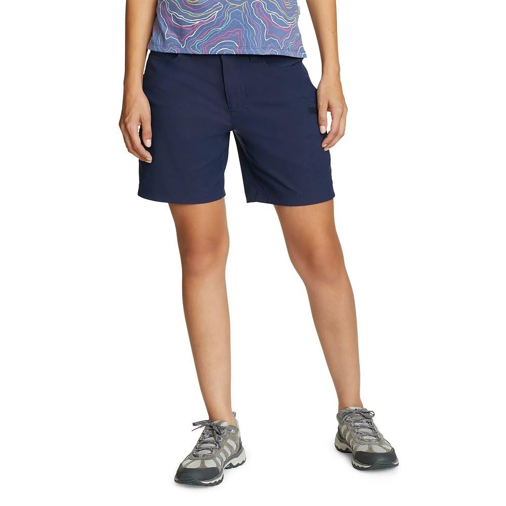 Eddie Bauer Women's Rainier Shorts, Med Indigo Rainier, 2