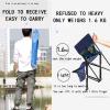 Daoyuan Portable Folding High Back Camping Chair,Lightweight Outdoor Collapsible Camping Stool,Strong Sturdy Alloy Frame with Item Storage Bag for Fishing/Picnic/Travel/Hiking view 4