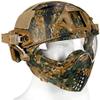 PJ Tactical Fast Helmet, Pilot Protective Helmet, Airsoft Paintball Helmet with Removable mask and Goggles view 3