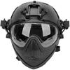 PJ Tactical Fast Helmet, Pilot Protective Helmet, Airsoft Paintball Helmet with Removable mask and Goggles view 2