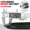 Bike U-Lock with 2 Keys, Heavy Duty High Security Anti-Theft Lock, Waterproof Rustproof Bicycle U-shaped Lock for Electric Scooter Mountain Bikes, Road Bikes, Shop Doors, Fences, with Mounting Bracket view 3
