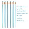 ZSHJGJR 31 Inch Archery Aluminum Arrow Spine 500 Hunting Target Arrows with Replaceable Tips for Recurve Compound Bow Shooting Practice 6 or 12pcs (12pcs) view 3