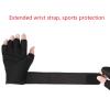 FUFU Gloves Thick Warm Fingerless Gloves Unisex Winter Stretchy Knit Half Finger Gloves (Size : XL) view 4