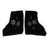 1 Pair Skate Boots Cover Figure Roller Skating Overshoes, Black-L, as described view 3